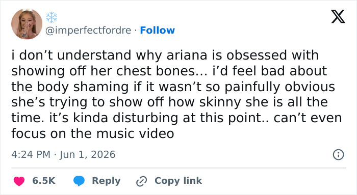 "I’m Sorry But This Is Concerning": Ariana Grande’s Latest Video Sparks Unease As Fans Spot Strange Detail "I’m Sorry But This Is Concerning": Ariana Grande’s Latest Video Sparks Unease As Fans Spot Strange Detail