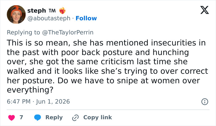 Tweet defending Stassi Schroeder's posture and walk insecurities on Sports Illustrated runway Tweet defending Stassi Schroeder's posture and walk insecurities on Sports Illustrated runway