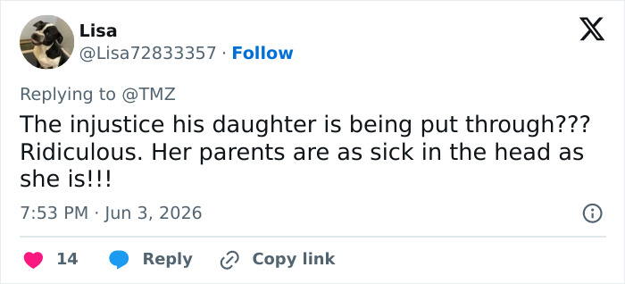 Social media post criticizing Hell On Wheels criminal parents Social media post criticizing Hell On Wheels criminal parents