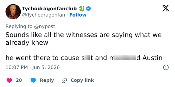 Tweet about harrowing witness moments in Karmelo Anthony trial
