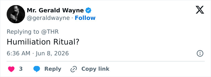 Viewer questions if 2026 Tonys act was a humiliation ritual Viewer questions if 2026 Tonys act was a humiliation ritual