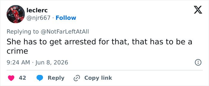 Social media comment demanding arrest related to baby shower controversy