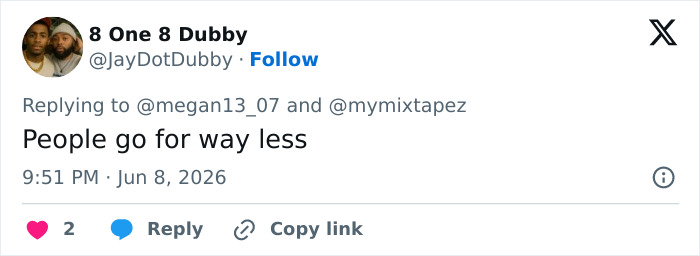 Tweet discussing people going for way less in Baton Rouge influencer incident Tweet discussing people going for way less in Baton Rouge influencer incident