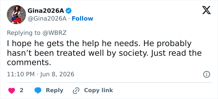 Social media comment hoping influencer from Baton Rouge gets needed help Social media comment hoping influencer from Baton Rouge gets needed help