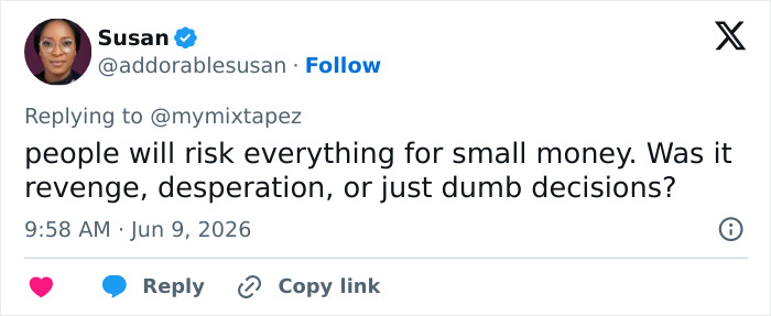 Tweet about risking everything for small money after Baton Rouge influencer break-in Tweet about risking everything for small money after Baton Rouge influencer break-in