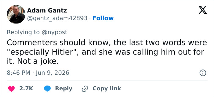 Tweet explaining valedictorian quoted Hitler in speech Tweet explaining valedictorian quoted Hitler in speech