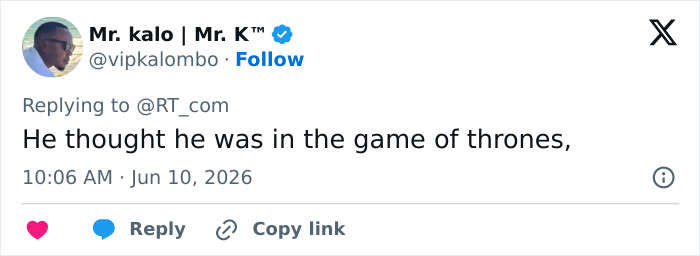 Tweet commenting on a court case related to Norway's future queen's son trial update