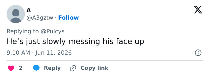 Social media post warning about damaging effects of looksmaxxing Social media post warning about damaging effects of looksmaxxing