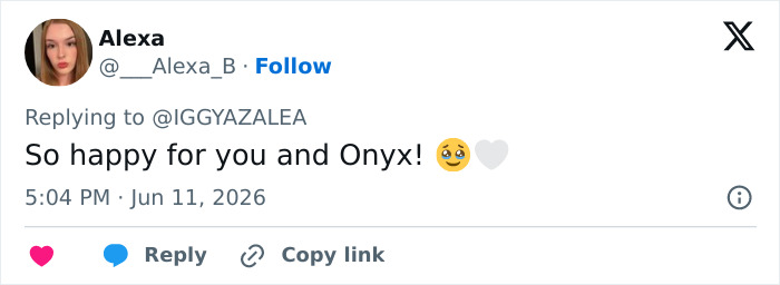 Fans express happiness for Iggy Azalea and her son Onyx on social media Fans express happiness for Iggy Azalea and her son Onyx on social media