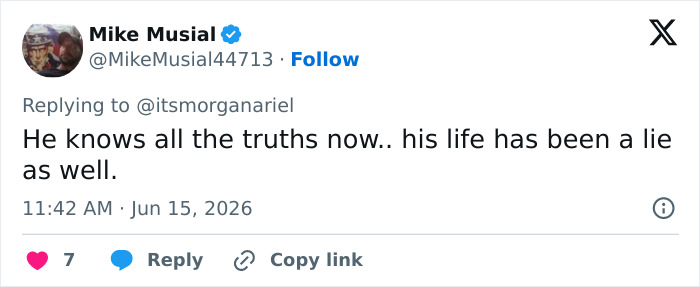 Tweet saying Barron Trump knows the truth about his life Tweet saying Barron Trump knows the truth about his life