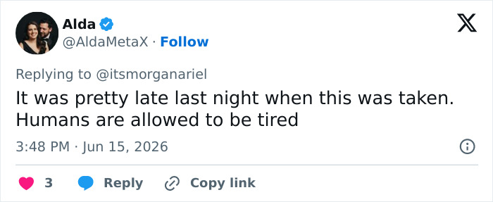 Tweet noting Barron Trump looked tired late at night Tweet noting Barron Trump looked tired late at night