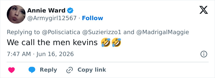 Tweet about men Kevins in male Karen harassment incident Tweet about men Kevins in male Karen harassment incident