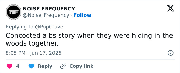 A social media post from 'NOISE FREQUENCY' about a rope jumping tragedy, suggesting a fabricated story. A social media post from 'NOISE FREQUENCY' about a rope jumping tragedy, suggesting a fabricated story.