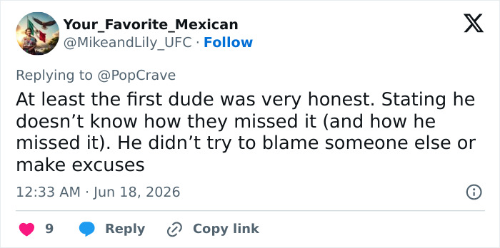 A social media post from 'Your_Favorite_Mexican' about a rope jumping tragedy, discussing honesty and responsibility. A social media post from 'Your_Favorite_Mexican' about a rope jumping tragedy, discussing honesty and responsibility.