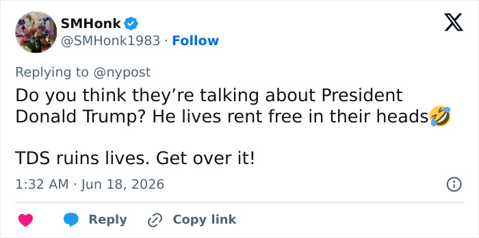 Twitter screenshot: SMHonk's tweet mentions Gavin Newsom, Justin Trudeau, and World Cup confessions. Twitter screenshot: SMHonk's tweet mentions Gavin Newsom, Justin Trudeau, and World Cup confessions.