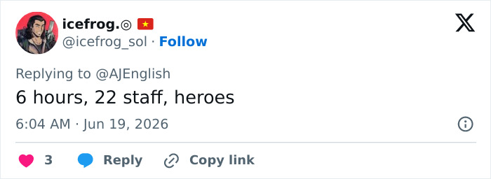 A tweet highlighting the 6-hour surgery and 22 staff involved in the successful separation of conjoined twins. A tweet highlighting the 6-hour surgery and 22 staff involved in the successful separation of conjoined twins.