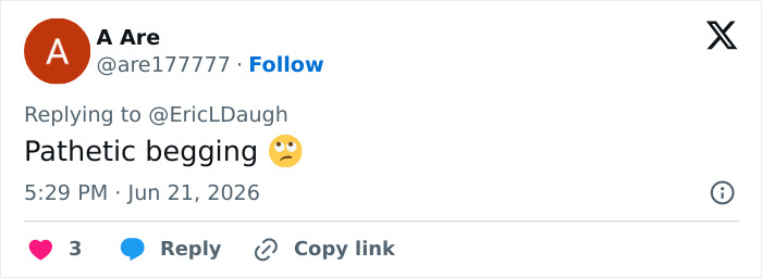 A tweet from A Are saying Pathetic begging, concerning JD Vance and wife Usha Vance's marriage confession. A tweet from A Are saying Pathetic begging, concerning JD Vance and wife Usha Vance's marriage confession.