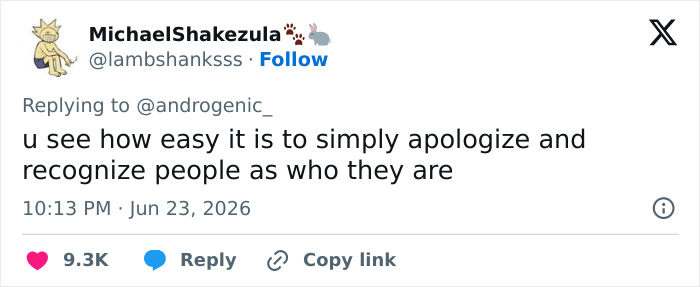 A tweet by MichaelShakezula discussing Androgenic and recognizing people for who they are. A tweet by MichaelShakezula discussing Androgenic and recognizing people for who they are.