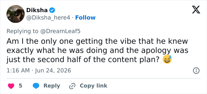 A screenshot of a tweet from Diksha discussing Looksmaxxer Androgenic's interaction with trans woman. A screenshot of a tweet from Diksha discussing Looksmaxxer Androgenic's interaction with trans woman.