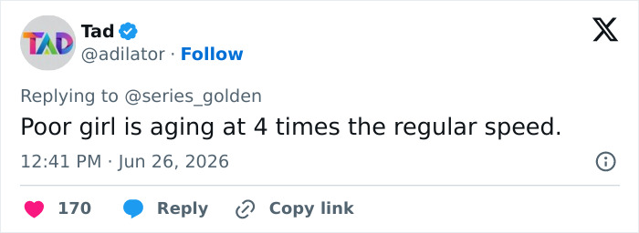 Negative fan tweet criticizing Millie Bobby Brown's red carpet appearance