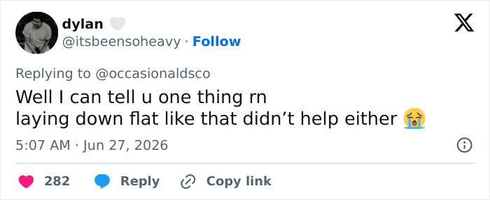 Tweet expressing concern after Harry Styles choking on water and collapsing onstage.