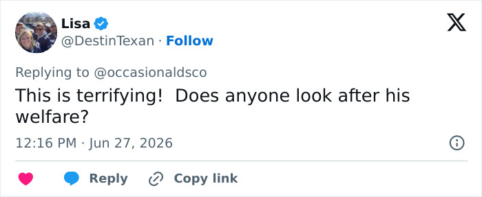 Screenshot of a tweet expressing concern for Harry Styles after choking on water and collapsing.