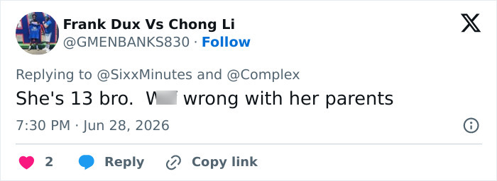 A tweet asking whats wrong with North's parents, emphasizing the need for Kim Kardashian and Kanye to protect their kids.