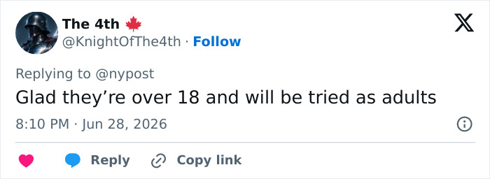Twitter comment from The 4th glad Texas sisters over 18 for fatal attack footage consequences.