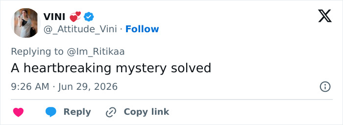 A tweet by VINI reads, A heartbreaking mystery solved, referencing the identified frozen body Green Boots in Mount Everest.