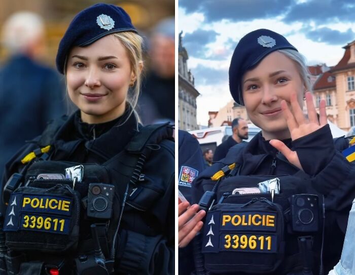 This Photographer Surprised 25 Police Officers And Soldiers By Handing Them Free Portraits He Had Just Taken