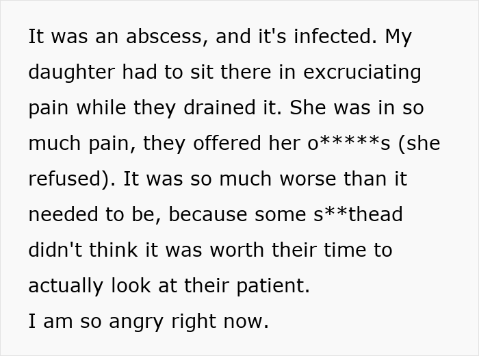 Nurse Dismisses 19YO's Symptoms And Sends Her Home, A Week Later, She Has Golf Ball-Sized Lump Nurse Dismisses 19YO's Symptoms And Sends Her Home, A Week Later, She Has Golf Ball-Sized Lump