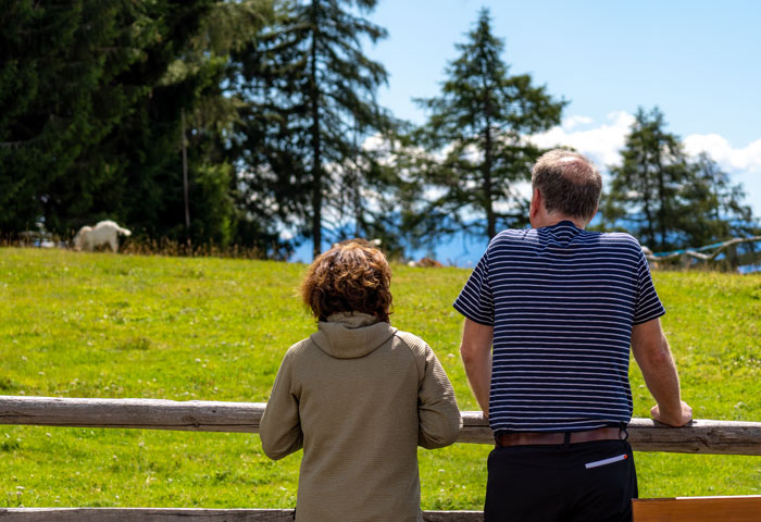 Grandpa looks out at a beautiful green landscape, delivering a reality check to an entitled mom. Grandpa looks out at a beautiful green landscape, delivering a reality check to an entitled mom.