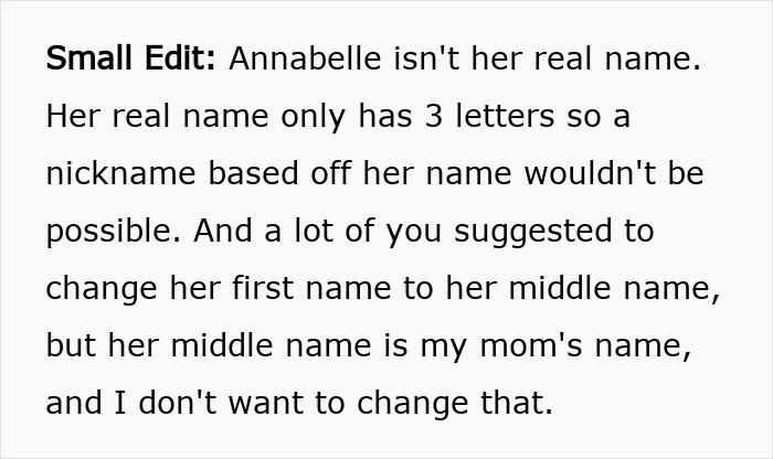 Woman Finds Out The Name She Gave Her Baby Has A Bad History In Her Family, Refuses To Change It Woman Finds Out The Name She Gave Her Baby Has A Bad History In Her Family, Refuses To Change It