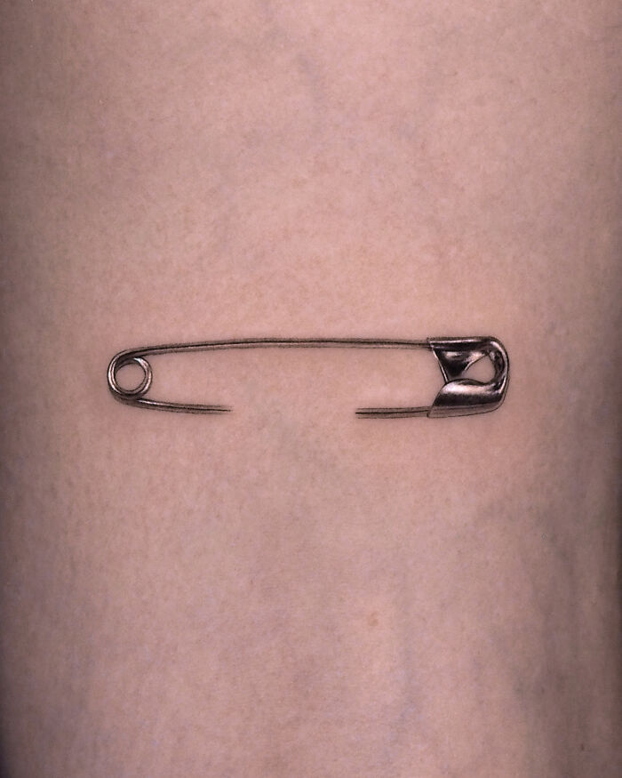Chrome Safety Pin