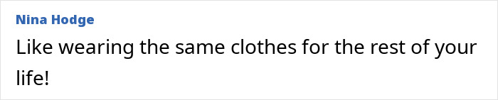 Comment comparing tattoos to wearing same clothes