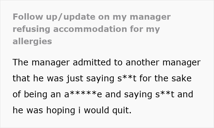 Woman Has Allergy Emergency, Can't Believe Manager's Reaction Woman Has Allergy Emergency, Can't Believe Manager's Reaction