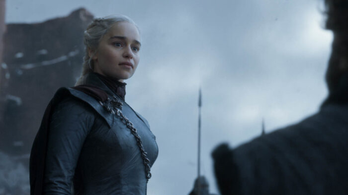 A close-up shot of Daenerys Targaryen. Her Targaryen family tree history is explained in House Of The Dragon. A close-up shot of Daenerys Targaryen. Her Targaryen family tree history is explained in House Of The Dragon.