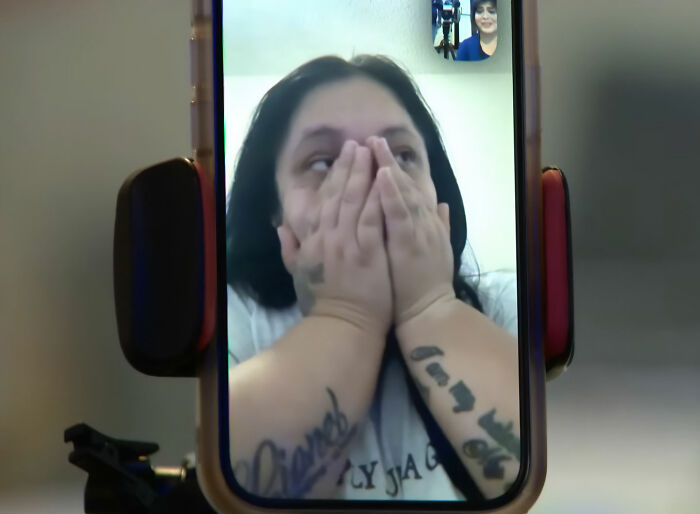 Footage of one of the Texas Sisters, Cookie and Kitty, after the fatal attack on a young mom.