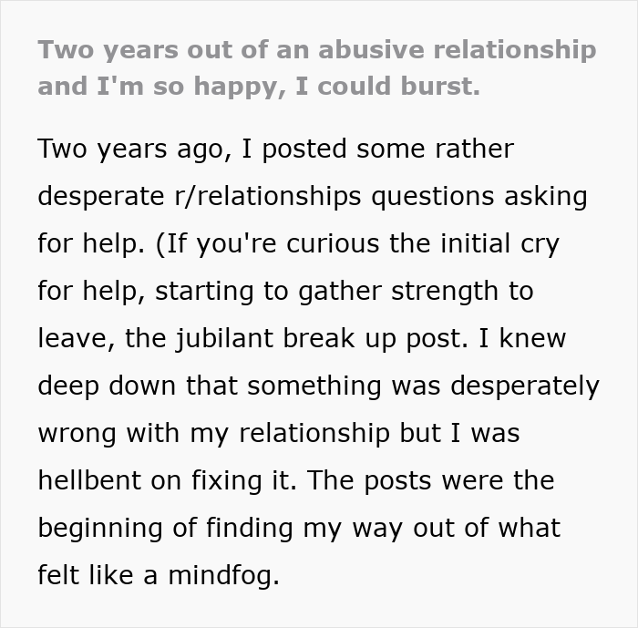 A woman finally ends her toxic relationship after her boyfriend's jealousy and ridiculous rules destroyed her life