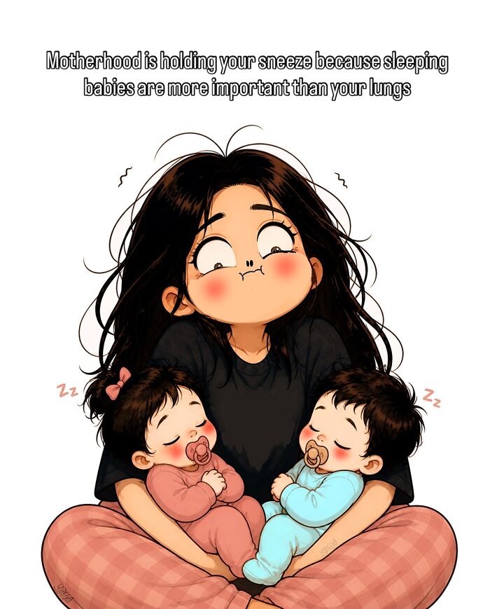 This Artist’s New Comics About Motherhood, Marriage, And Family Life Are More Honest And Relatable Than Ever (38 New Pics)