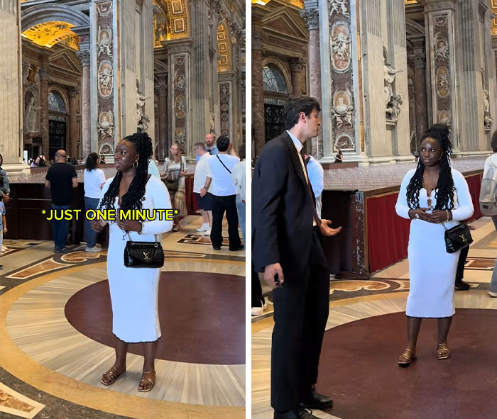 Awkward Video Shows Woman Refusing To Stop Singing At The Vatican After Multiple Security Guards Ask Her To Leave Awkward Video Shows Woman Refusing To Stop Singing At The Vatican After Multiple Security Guards Ask Her To Leave