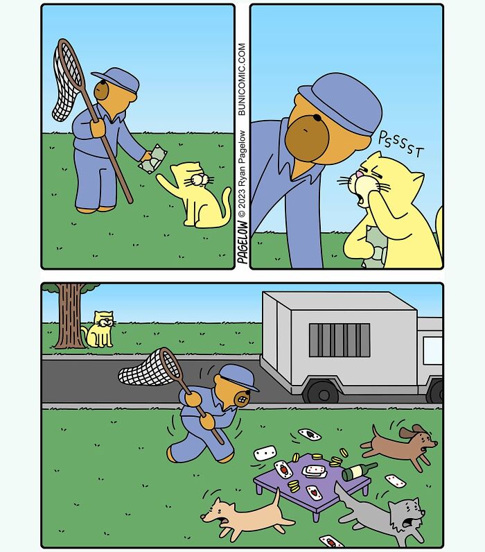 These Bear Characters Star In Hilariously Twisted Comics That Turn Everyday Logic Completely Upside Down (40 Pics)