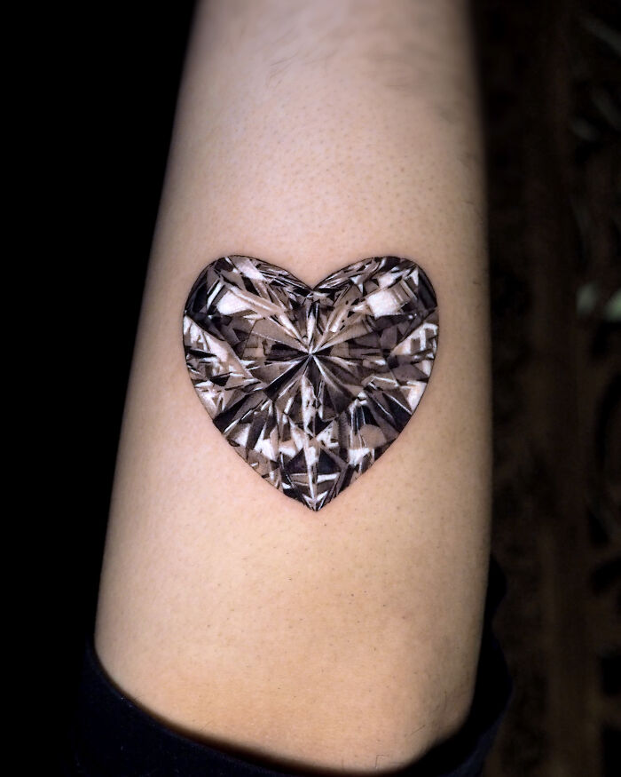 Diamond Cut Heart