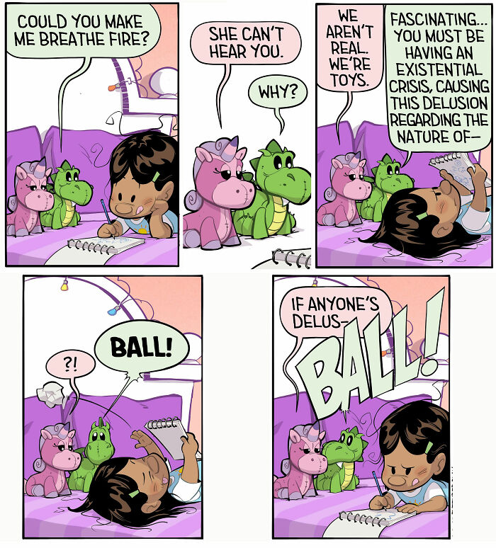 30 New Stuffed Dragon Comics Perfectly Capture The Wild Logic Of Childhood Imagination