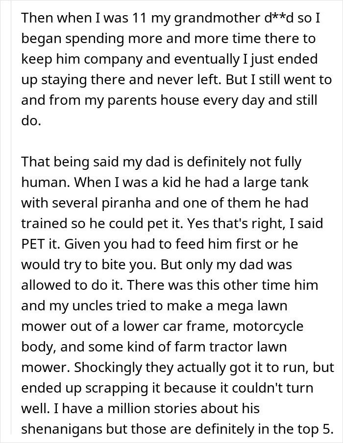 Screenshot of a story about a grandpa, an entitled mom, and trespassing issues, illustrating a reality check. Screenshot of a story about a grandpa, an entitled mom, and trespassing issues, illustrating a reality check.