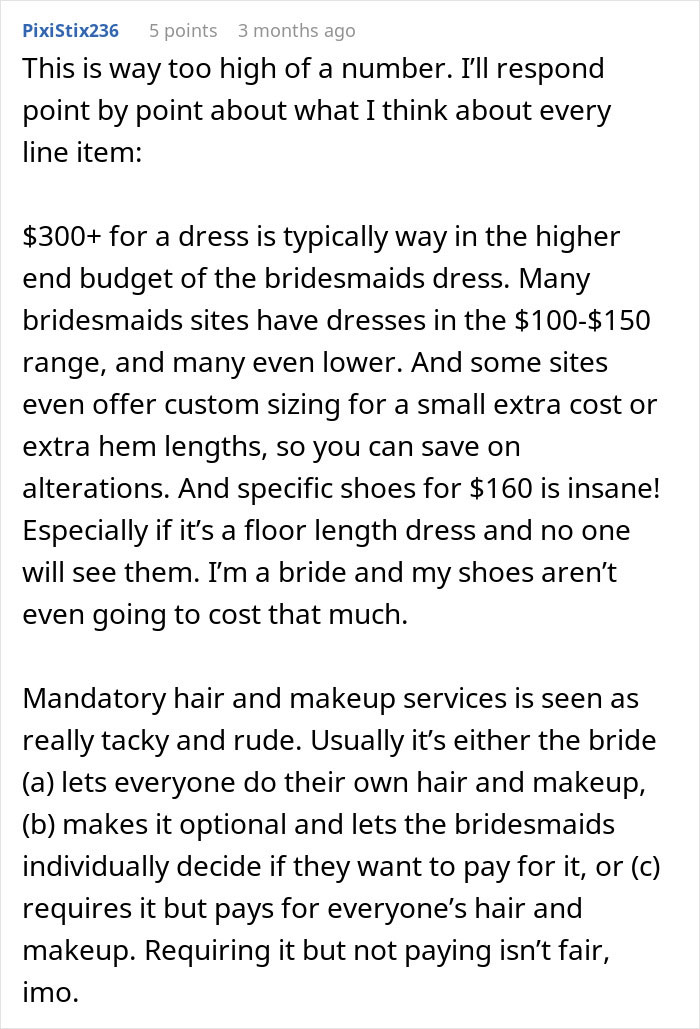 &ldquo;In This Economy?&rdquo;: Friend&rsquo;s Wedding Turns Into A Financial Nightmare For One Bridesmaid