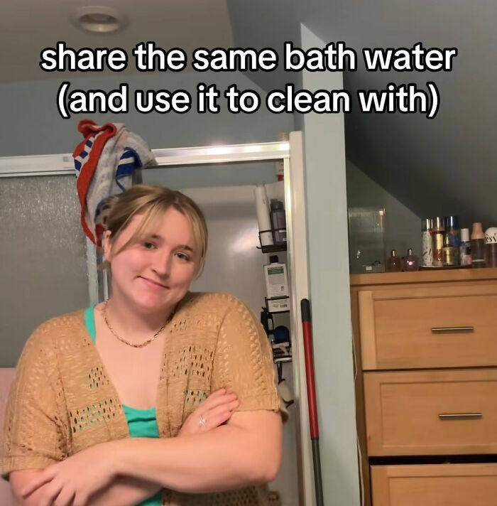 Mom shares money-saving hacks by reusing bath water for cleaning in low-income family Mom shares money-saving hacks by reusing bath water for cleaning in low-income family