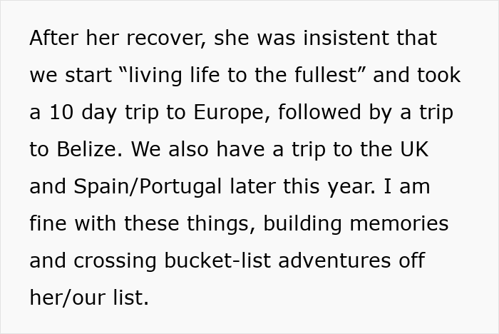Cancer Survivor Wants To Live Life To Fullest, Wants Hubby To Be Okay With Her Hall Pass Request Cancer Survivor Wants To Live Life To Fullest, Wants Hubby To Be Okay With Her Hall Pass Request