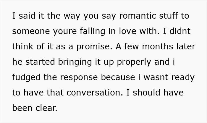 A screenshot of text from a story about a guy who wants his name on author GF's book.
