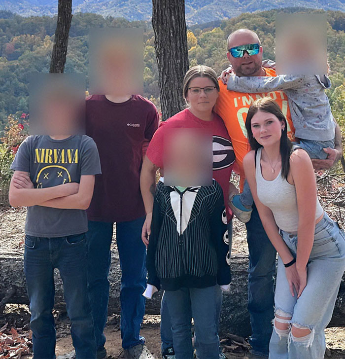 Blurred family photo related to Anna Kepner violent case evidence